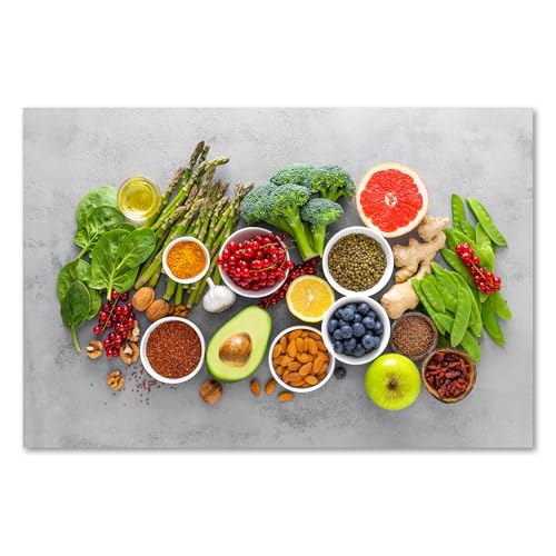 Postereck - 2967 - Gemüse, Obst Gesund Ernährung Vegan Küche Kochen - Wandposter Fotoposter Bilder Wandbild Wandbilder - Poster - 3:2-30,0 cm x 20,0 cm von Postereck