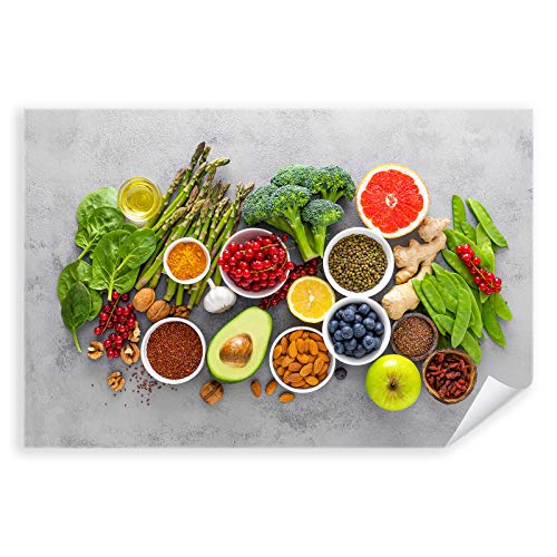 Postereck - 2967 - Gemüse, Obst Gesund Ernährung Vegan Küche Kochen - Wandposter Fotoposter Bilder Wandbild Wandbilder - Poster - 4:3-40,0 cm x 30,0 cm von Postereck