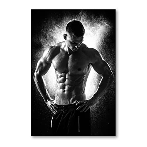 Postereck - 3173 - Sexy Mann, Erotik Sixpack Muskel Nass Fitness - Wandposter Fotoposter Bilder Wandbild Wandbilder - Poster - 4:3-61,0 cm x 45,5 cm von Postereck