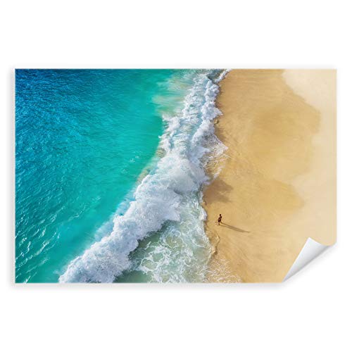 Postereck - 3212 - Strand, Meer Natur Wasser Sand Wellen Sommer - Wandposter Fotoposter Bilder Wandbild Wandbilder - Poster - DIN A4-21,0 cm x 29,7 cm von Postereck