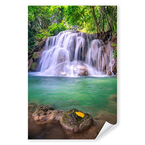 Postereck - 3600 - Wasserfall, Natur Wald Landschaft Fluss See - Wandposter Fotoposter Bilder Wandbild Wandbilder - Poster - 3:2-30,0 cm x 20,0 cm von Postereck