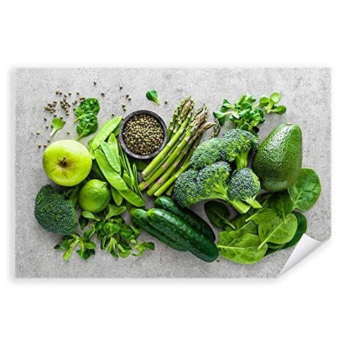 Postereck - 3796 - Gemüse, Gesund Küche Kochen Vegan Obst Grün - Wandposter Fotoposter Bilder Wandbild Wandbilder - Poster - 3:2-61,0 cm x 40,5 cm von Postereck