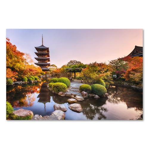 Postereck - 3869 - Pagode, Japan Asien See Park Wald Natur Herbst - Wandposter Fotoposter Bilder Wandbild Wandbilder - Poster - 4:3-81,0 cm x 61,0 cm Postereck - 3869 - Pagode, Japan Asien See Park Wald Natur Herbst - Wandposter Fotoposter Bilder Wandbild Wandbilder - Poster - 4:3-81,0 cm x 61,0 cm von Postereck