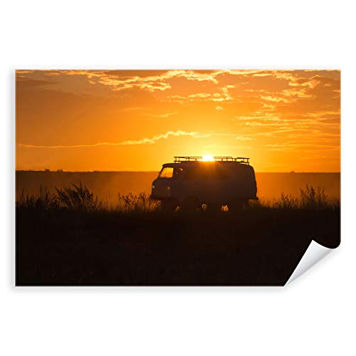 Postereck - 3887 - Camping, Sonnenuntergang Natur Landschaft - Wandposter Fotoposter Bilder Wandbild Wandbilder - Poster - 3:2-91,0 cm x 61,0 cm von Postereck