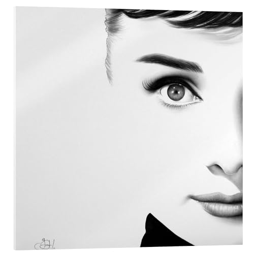 Audrey Hepburn I Acrylglasbild von Ileana Hunter 20 x 20 cm Schwarz-Weiß Wandbilder Wanddeko Audrey Hepburn I Acrylglasbild von Ileana Hunter 20 x 20 cm Schwarz-Weiß Wandbilder Wanddeko von Posterlounge