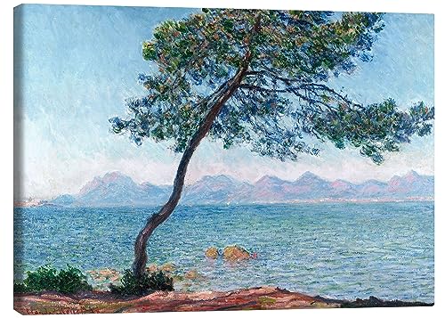 Das Esterel-Gebirge Leinwandbild von Claude Monet 40 x 30 cm Türkis Impressionismus Wanddeko von Posterlounge