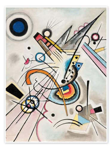 Diagonale Poster von Wassily Kandinsky 50 x 70 cm Bunt Abstrakte Kunst Wanddeko von Posterlounge