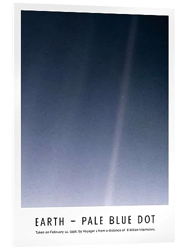 Earth - Pale Blue Dot Acrylglasbild von NASA 70 x 90 cm Blau Wandbilder Wanddeko Earth - Pale Blue Dot Acrylglasbild von NASA 70 x 90 cm Blau Wandbilder Wanddeko von Posterlounge