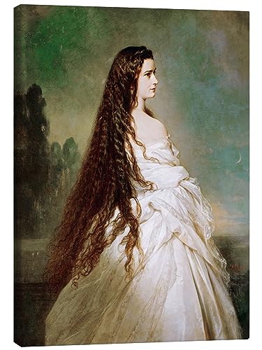 Elisabeth von Österreich-Ungarn Leinwandbild von Franz Xaver Winterhalter Wandbilder für jeden Raum 30 x 40 cm Romantik Wanddeko von Posterlounge