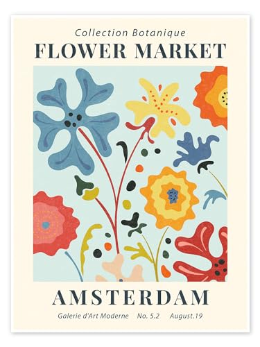 Flower Market Amsterdam II Poster von TAlex 50 x 70 cm Blumen Wanddeko von Posterlounge