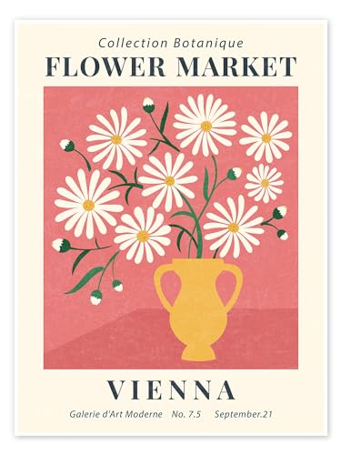 Flower Market Vienna Poster von TAlex 30 x 40 cm Blumen Wanddeko von Posterlounge