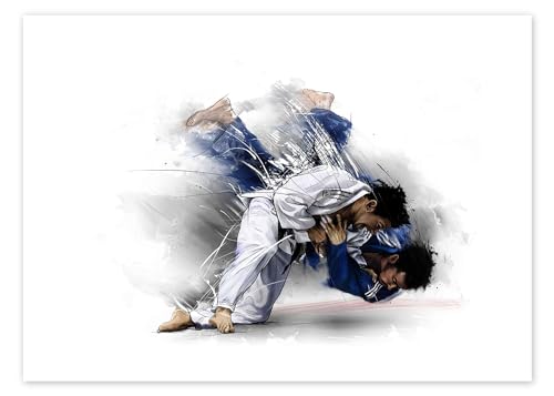 Judo Poster von Tompico Wandbilder für jeden Raum 80 x 60 cm Geschenkideen Wanddeko von Posterlounge