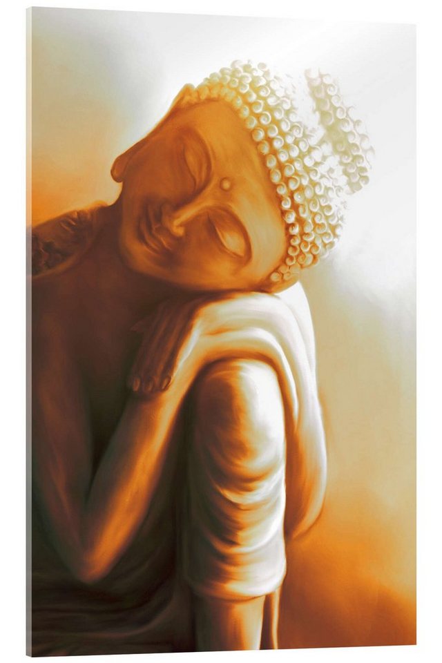 Posterlounge Acrylglasbild Christine Ganz, Ruhender Buddha V, Wohnzimmer Fotografie von Posterlounge