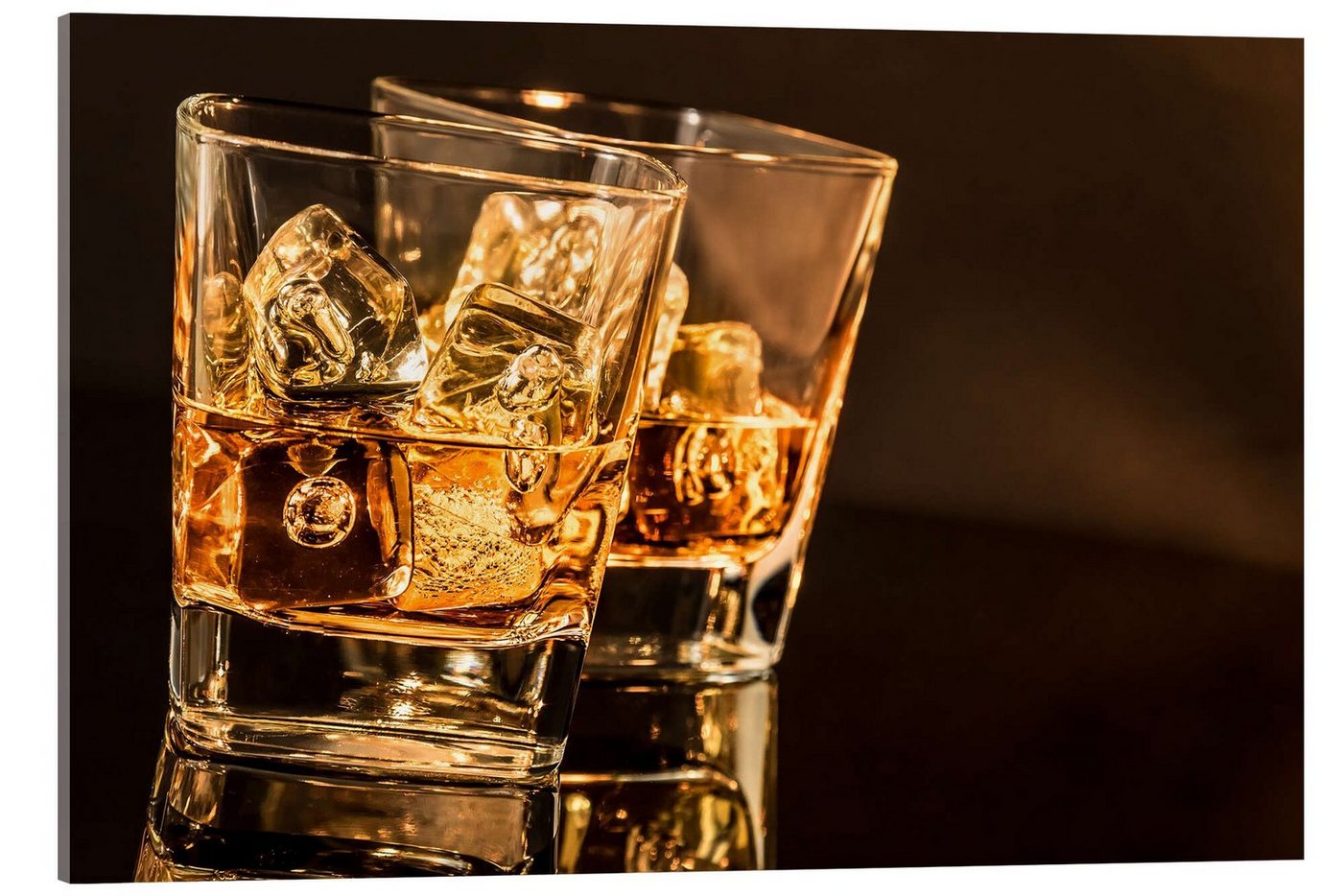 Posterlounge Acrylglasbild Editors Choice, Whisky Gläser, Bar Fotografie von Posterlounge