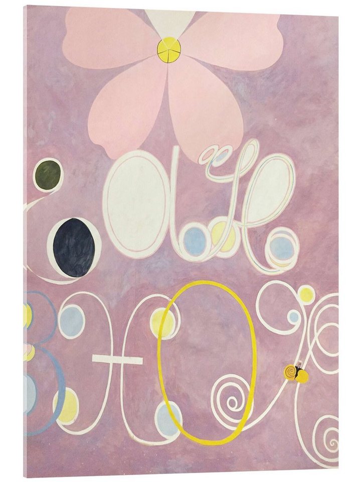 Posterlounge Acrylglasbild Hilma af Klint, Die zehn Größten, Nr. 5, Erwachsenenalter, Malerei von Posterlounge