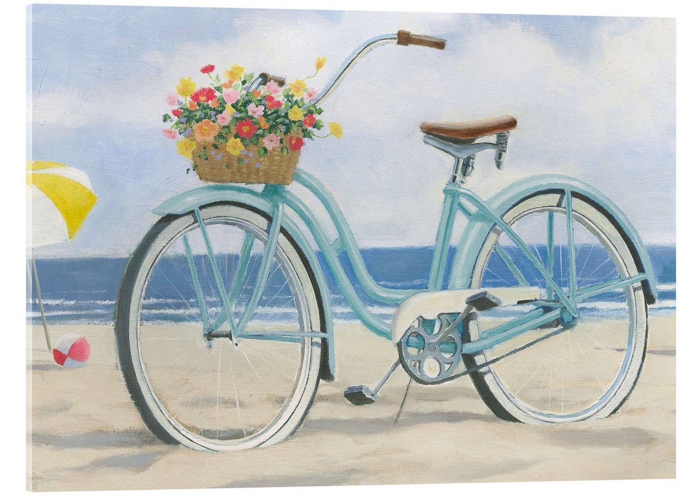 Posterlounge Acrylglasbild James Wiens, Fahrrad am Strand III, Badezimmer Maritim Malerei Posterlounge Acrylglasbild James Wiens, Fahrrad am Strand III, Badezimmer Maritim Malerei von Posterlounge