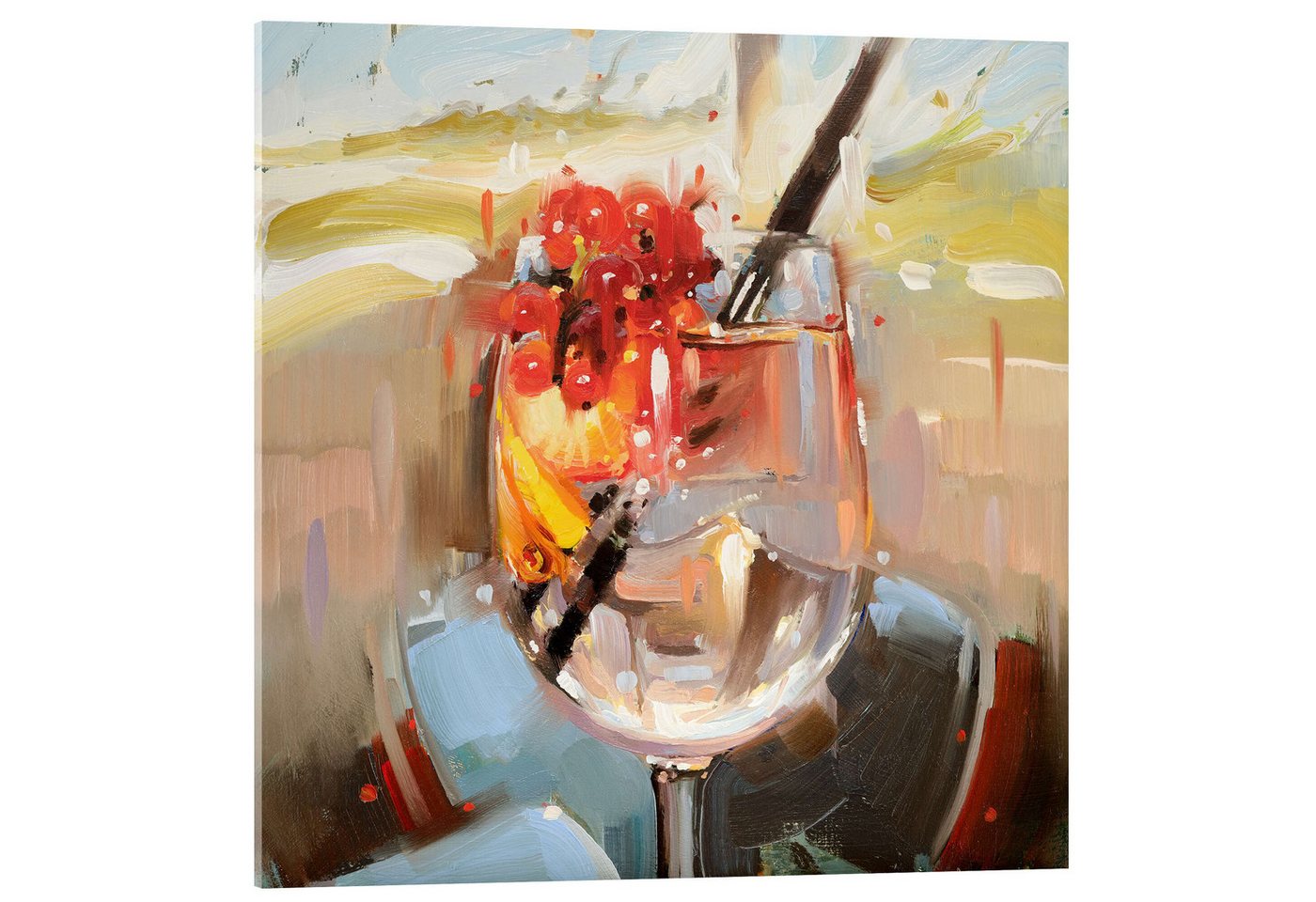 Posterlounge Acrylglasbild Johnny Morant, 5 Uhr, Küche Modern Malerei von Posterlounge