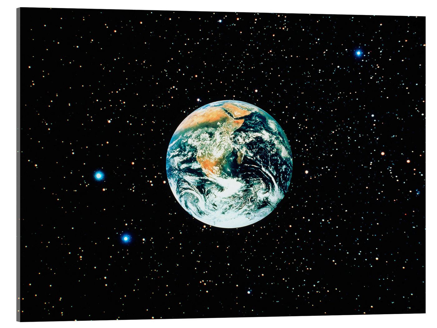 Posterlounge Acrylglasbild NASA, Die Erde von Apollo 17 aus gesehen, Fotografie von Posterlounge