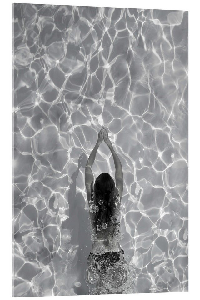 Posterlounge Acrylglasbild Studio Nahili, Wasser Liebe - Schwimmen im Pool, Fotografie von Posterlounge