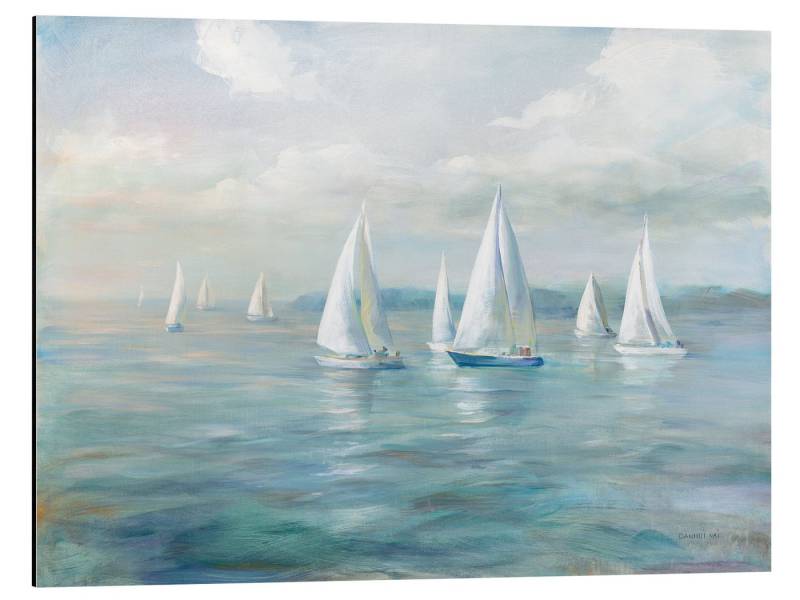 Posterlounge Alu-Dibond-Druck Danhui Nai, Segelsetzen, Badezimmer Maritim Malerei Posterlounge Alu-Dibond-Druck Danhui Nai, Segelsetzen, Badezimmer Maritim Malerei von Posterlounge