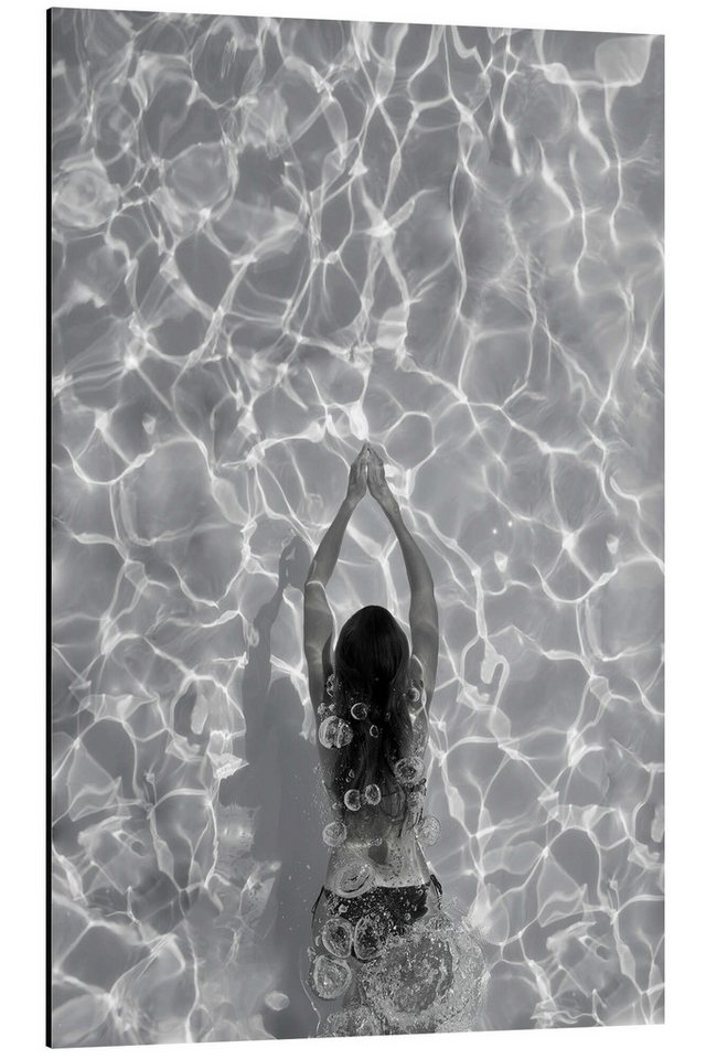 Posterlounge Alu-Dibond-Druck Studio Nahili, Wasser Liebe - Schwimmen im Pool, Fotografie von Posterlounge