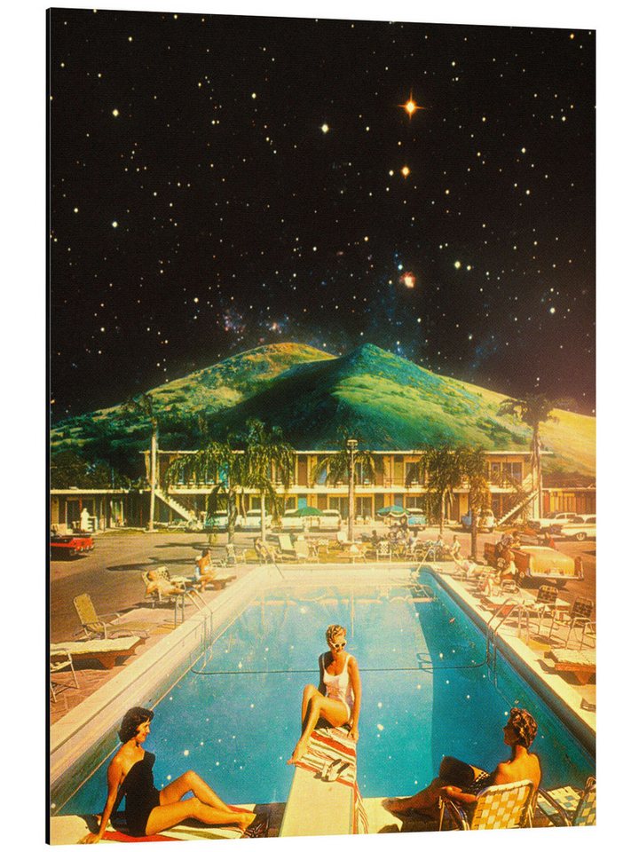 Posterlounge Alu-Dibond-Druck Taudalpoi, Space Pool, Fotografie von Posterlounge