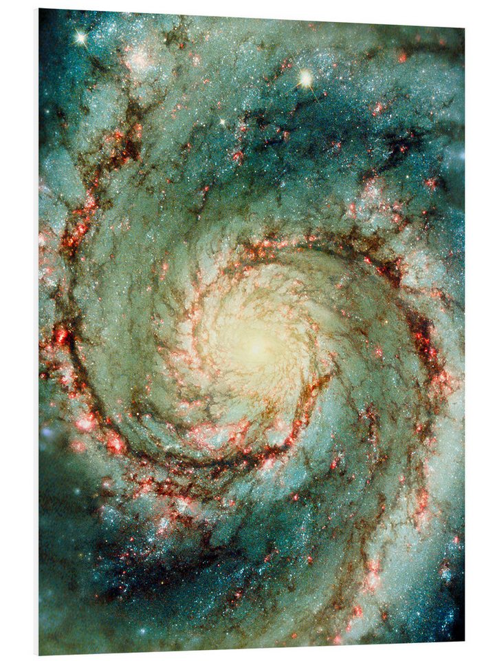 Posterlounge Forex-Bild NASA, M51 Whirlpool-Galaxie, Fotografie von Posterlounge