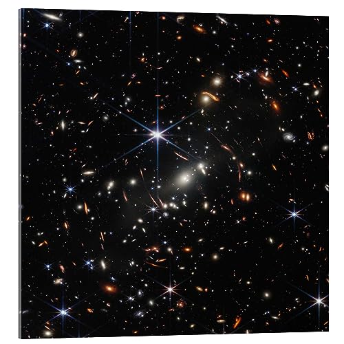 Posterlounge James Webb - First deep field image Acrylglasbild von NASA 100 x 100 cm Schwarz Wandbilder Wanddeko Posterlounge James Webb - First deep field image Acrylglasbild von NASA 100 x 100 cm Schwarz Wandbilder Wanddeko von Posterlounge