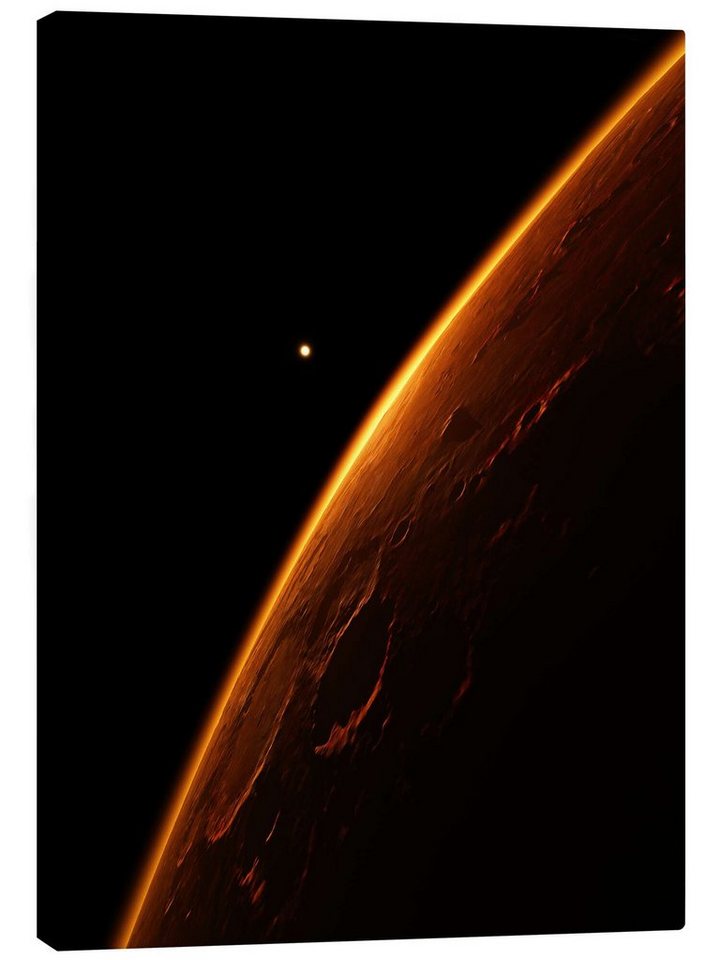 Posterlounge Leinwandbild Editors Choice, The red planet, Fotografie von Posterlounge