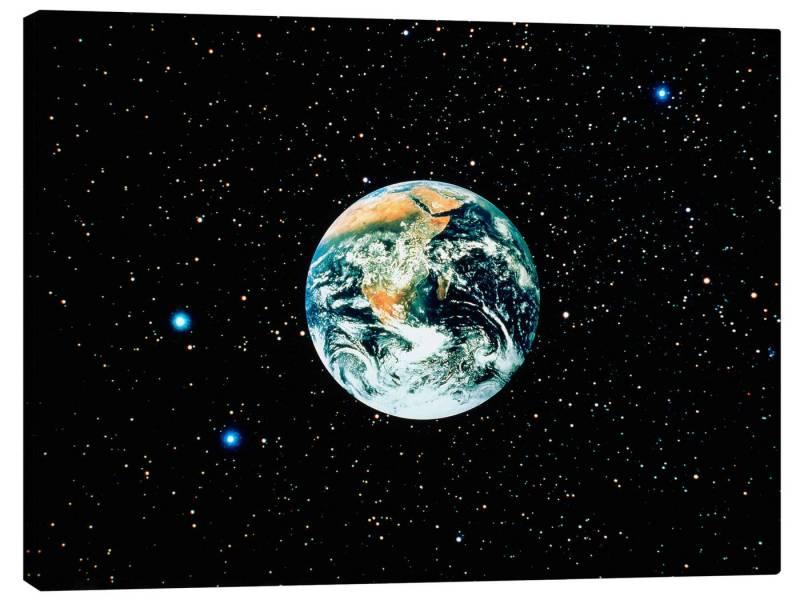 Posterlounge Leinwandbild NASA, Die Erde von Apollo 17 aus gesehen, Fotografie von Posterlounge