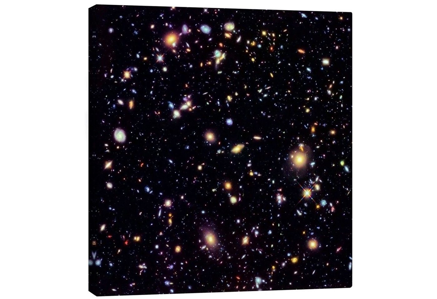 Posterlounge Leinwandbild NASA, Hubble Extreme Deep Field, Fotografie von Posterlounge