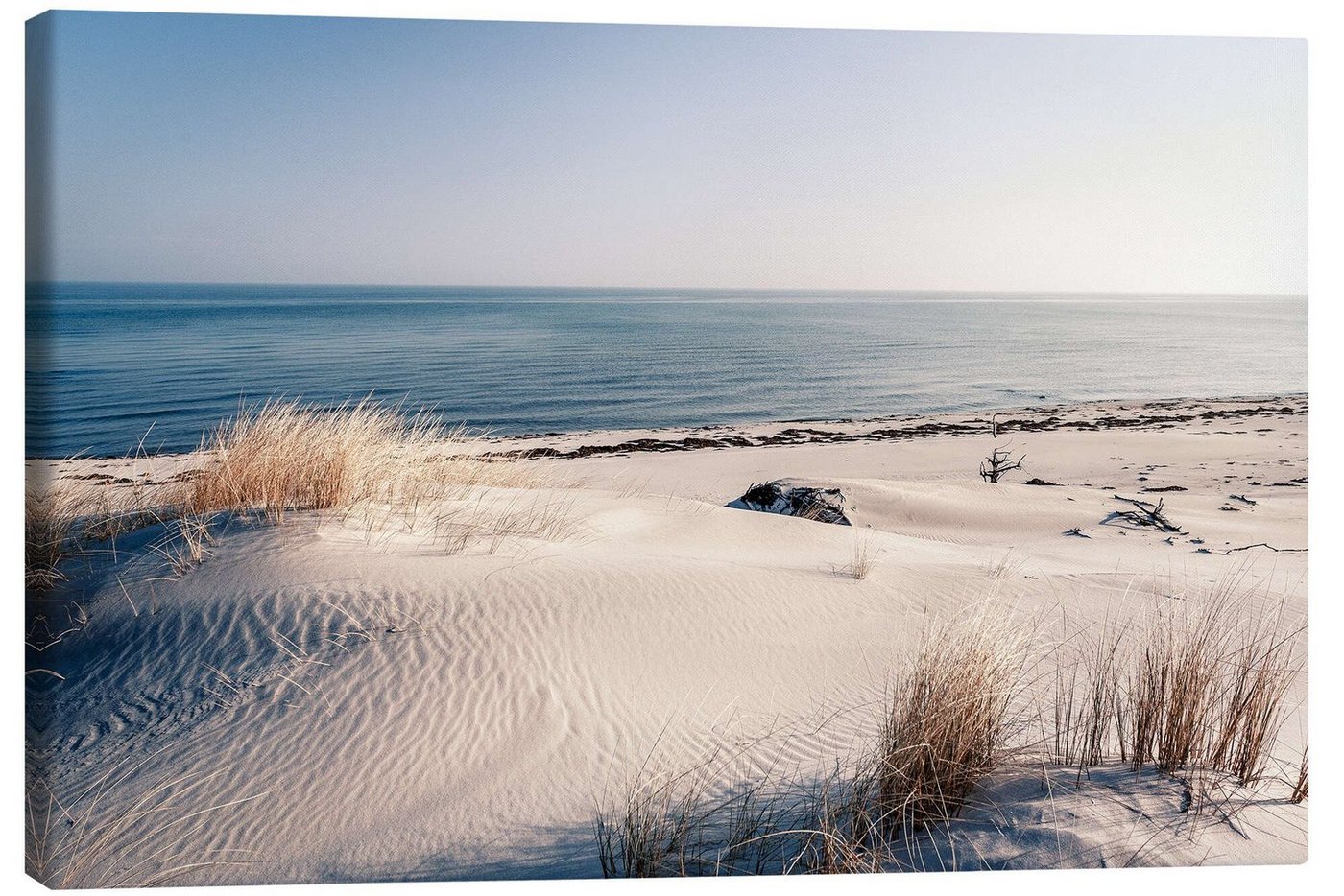 Posterlounge Leinwandbild Sascha Kilmer, Sanddünen an der Ostsee, Badezimmer Maritim Fotografie von Posterlounge