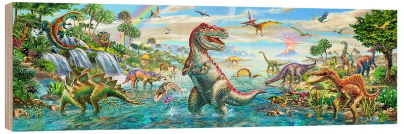 Posterlounge Wandbild Prähistorisches Panorama, Adrian Chesterman, erhältlich als Poster, Leinwandbild, Wandsticker oder Acrylglasbild Posterlounge Wandbild Prähistorisches Panorama, Adrian Chesterman, erhältlich als Poster, Leinwandbild, Wandsticker oder Acrylglasbild von Posterlounge