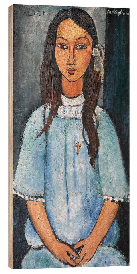 Posterlounge Wandbild Alice, Amedeo Modigliani, erhältlich als Poster, Leinwandbild, Wandsticker oder Acrylglasbild Posterlounge Wandbild Alice, Amedeo Modigliani, erhältlich als Poster, Leinwandbild, Wandsticker oder Acrylglasbild von Posterlounge