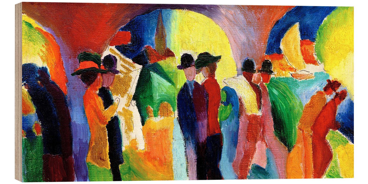 Posterlounge Wandbild Kolonnade mit Segelboot, August Macke, erhältlich als Poster, Leinwandbild, Wandsticker oder Acrylglasbild Posterlounge Wandbild Kolonnade mit Segelboot, August Macke, erhältlich als Poster, Leinwandbild, Wandsticker oder Acrylglasbild von Posterlounge