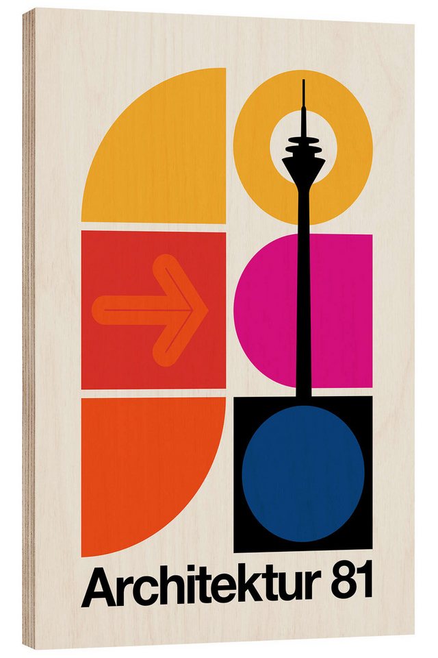 Posterlounge Poster Bo Lundberg, Architektur 81, Lounge Digitale Kunst Posterlounge Poster Bo Lundberg, Architektur 81, Lounge Digitale Kunst von Posterlounge