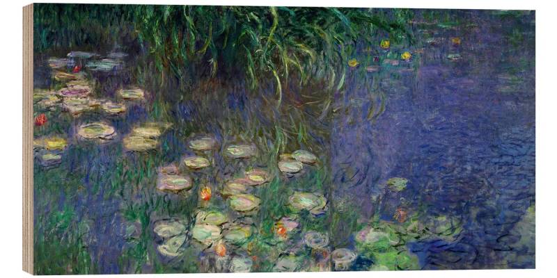 Posterlounge Wandbild Der Seerosenteich ohne Weiden, Morgen, Claude Monet, erhältlich als Poster, Leinwandbild, Wandsticker oder Acrylglasbild Posterlounge Wandbild Der Seerosenteich ohne Weiden, Morgen, Claude Monet, erhältlich als Poster, Leinwandbild, Wandsticker oder Acrylglasbild von Posterlounge