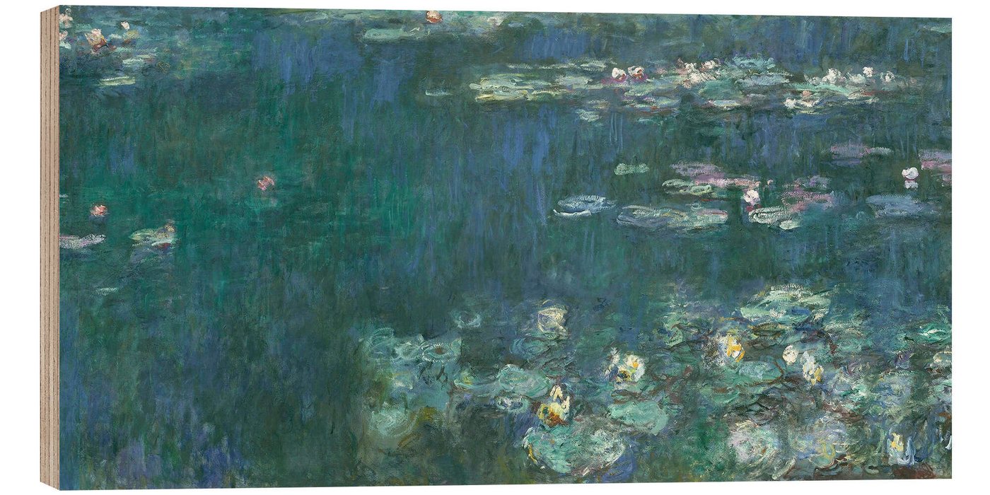 Posterlounge Wandbild Seerosen, Grüne Reflexionen 2, Claude Monet, erhältlich als Poster, Leinwandbild, Wandsticker oder Acrylglasbild Posterlounge Wandbild Seerosen, Grüne Reflexionen 2, Claude Monet, erhältlich als Poster, Leinwandbild, Wandsticker oder Acrylglasbild von Posterlounge