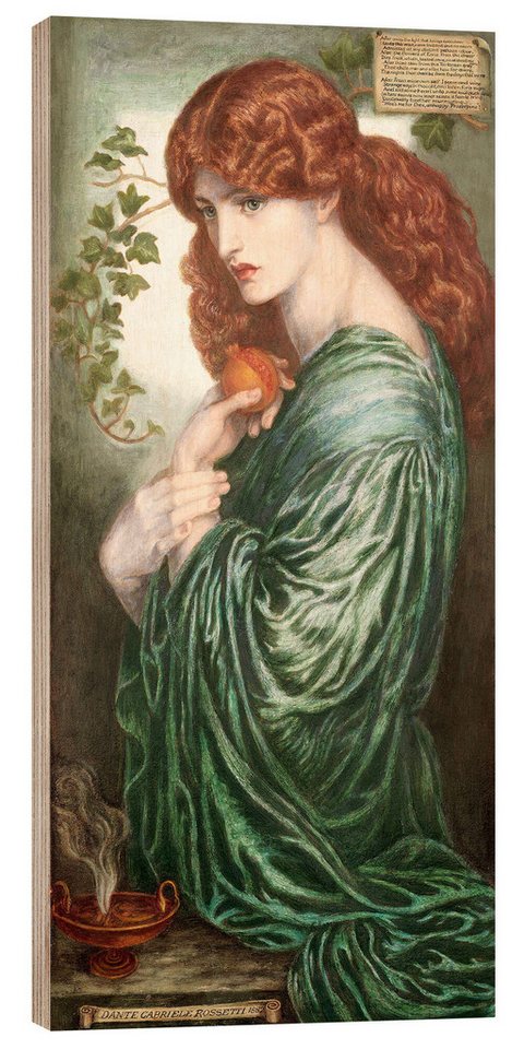 Posterlounge Wandbild Proserpine, Dante Charles Gabriel Rossetti, erhältlich als Poster, Leinwandbild, Wandsticker oder Acrylglasbild Posterlounge Wandbild Proserpine, Dante Charles Gabriel Rossetti, erhältlich als Poster, Leinwandbild, Wandsticker oder Acrylglasbild von Posterlounge