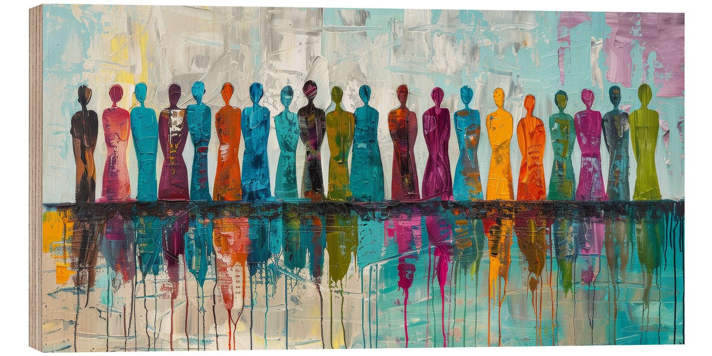 Posterlounge Wandbild Menschliche Einheit, DejaReve, erhältlich als Poster, Leinwandbild, Wandsticker oder Acrylglasbild Posterlounge Wandbild Menschliche Einheit, DejaReve, erhältlich als Poster, Leinwandbild, Wandsticker oder Acrylglasbild von Posterlounge