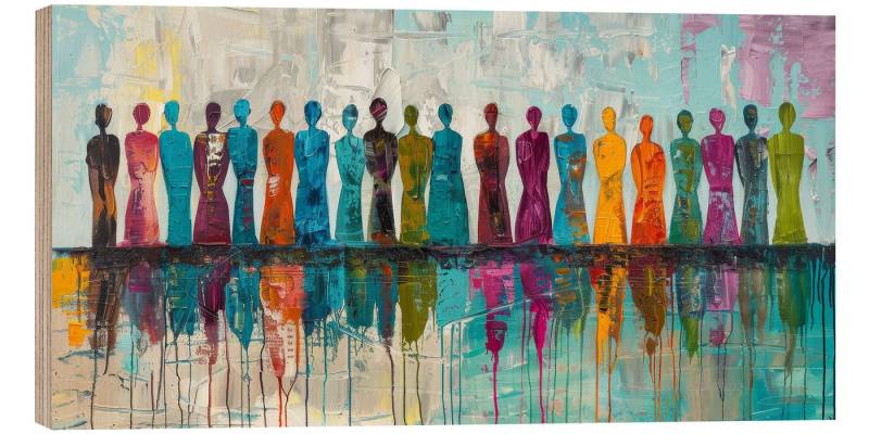 Posterlounge Wandbild Menschliche Einheit, DejaReve, erhältlich als Poster, Leinwandbild, Wandsticker oder Acrylglasbild Posterlounge Wandbild Menschliche Einheit, DejaReve, erhältlich als Poster, Leinwandbild, Wandsticker oder Acrylglasbild von Posterlounge