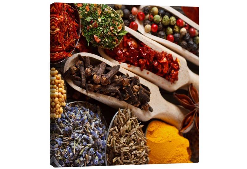 Posterlounge Poster Editors Choice, Bunte Gewürze und Kräuter, Küche Fotografie von Posterlounge