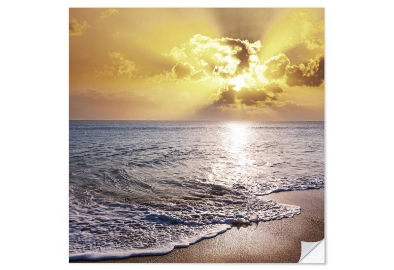 Posterlounge Poster Editors Choice, Sonnenuntergang am Meer, Badezimmer Maritim Fotografie Posterlounge Poster Editors Choice, Sonnenuntergang am Meer, Badezimmer Maritim Fotografie von Posterlounge