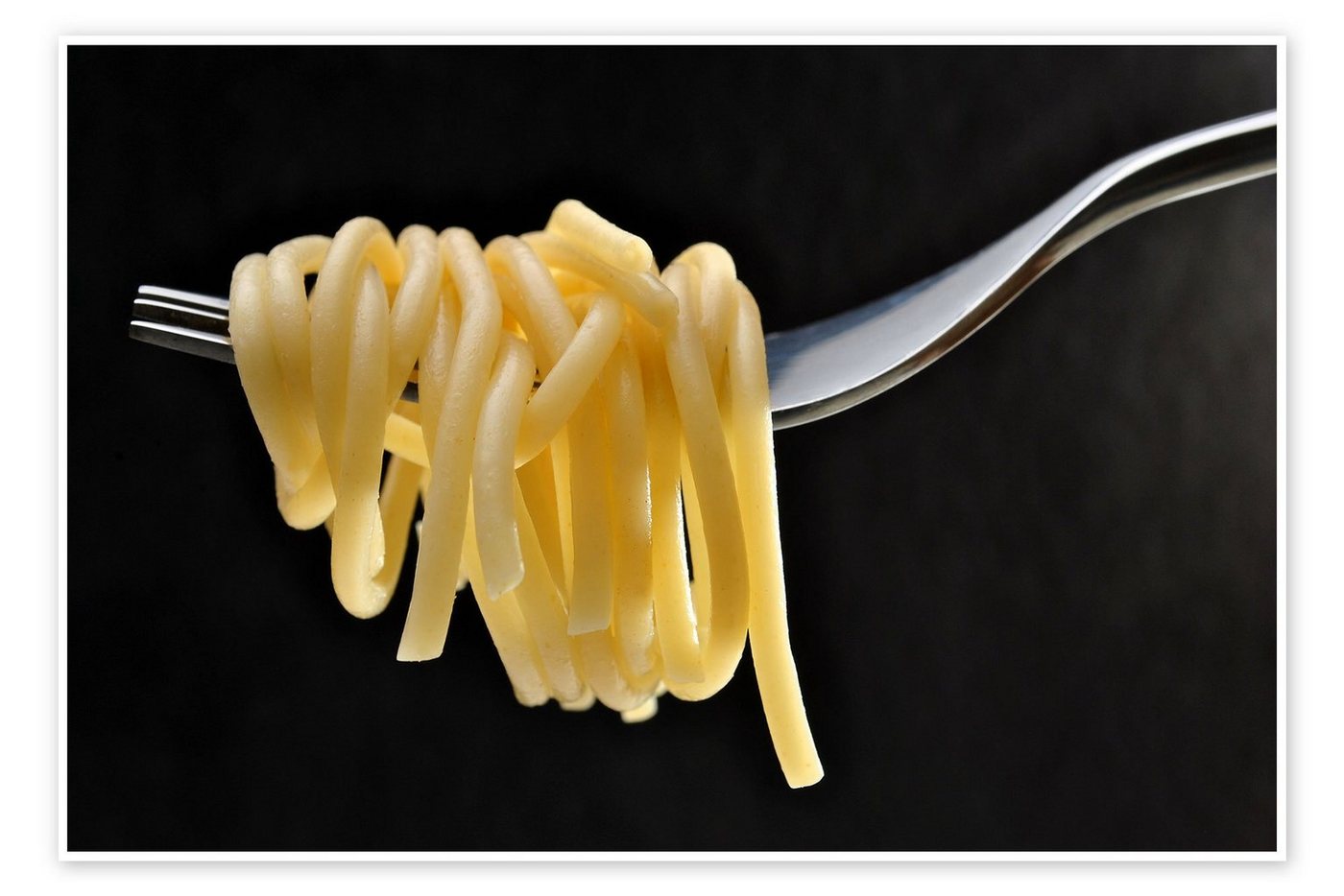 Posterlounge Poster Editors Choice, Spaghetti auf einer Gabel, Fotografie von Posterlounge