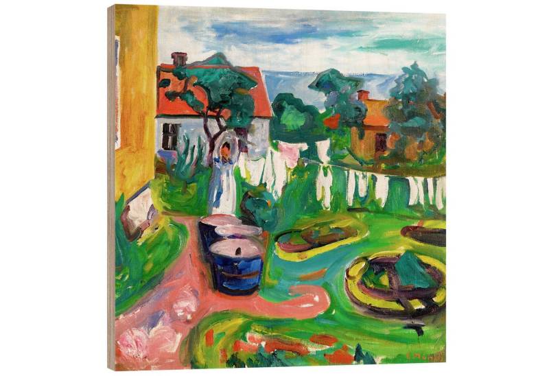 Posterlounge Poster Edvard Munch, Garten in Åsgårdstrand, Malerei Posterlounge Poster Edvard Munch, Garten in Åsgårdstrand, Malerei von Posterlounge