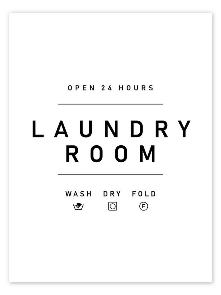 Posterlounge Poster Finlay and Noa, Laundry Room, Badezimmer Posterlounge Poster Finlay and Noa, Laundry Room, Badezimmer von Posterlounge
