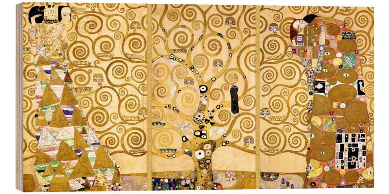 Posterlounge Wandbild Der Lebensbaum (Detail), Gustav Klimt, erhältlich als Poster, Leinwandbild, Wandsticker oder Acrylglasbild von Posterlounge