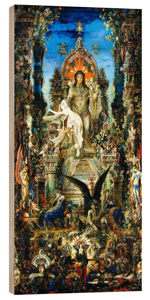 Posterlounge Wandbild Jupiter und Semele, Gustave Moreau, erhältlich als Poster, Leinwandbild, Wandsticker oder Acrylglasbild von Posterlounge