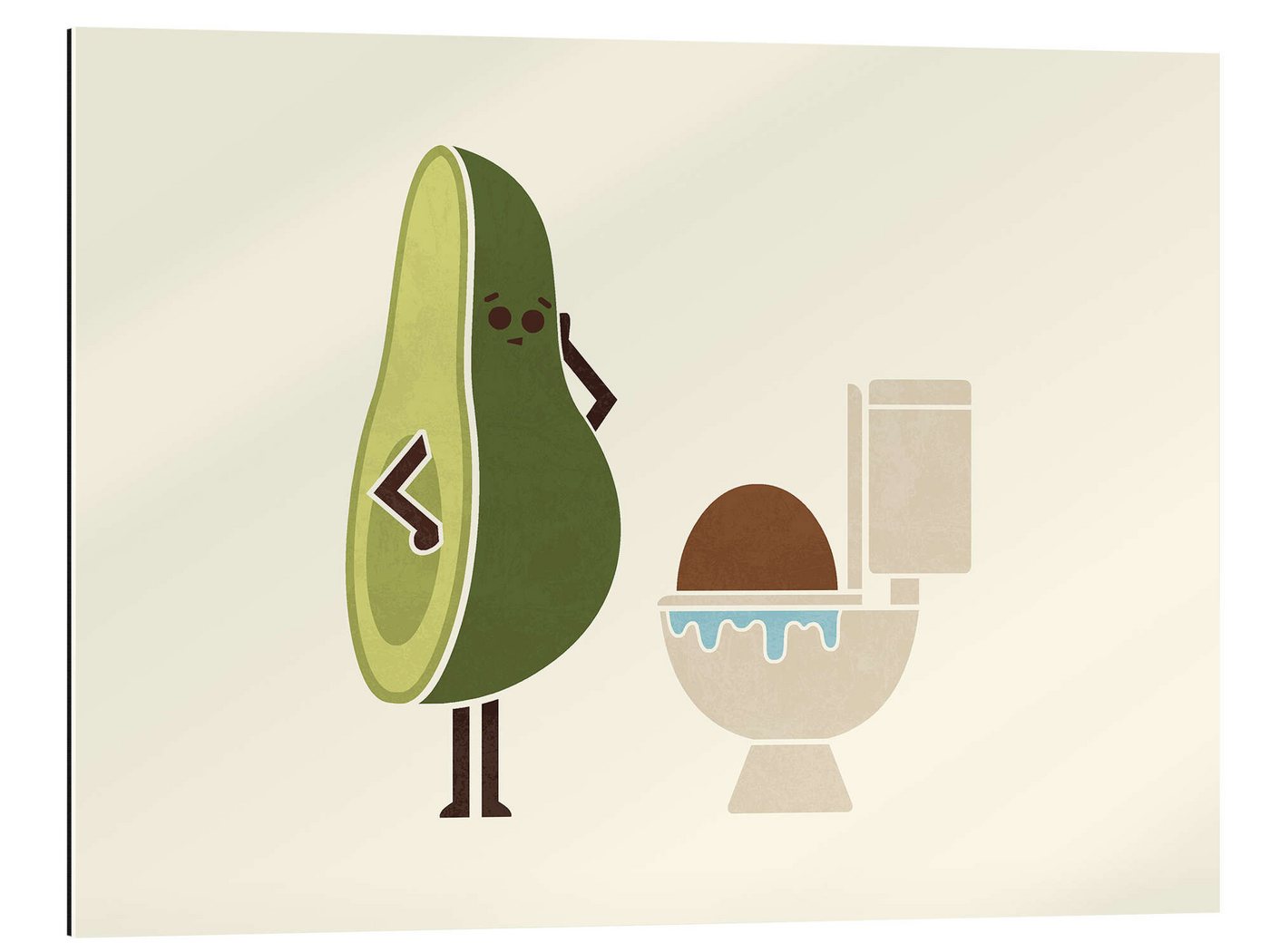 Posterlounge Poster HandsOffMyDinosaur, Clogged, Badezimmer Kindermotive Posterlounge Poster HandsOffMyDinosaur, Clogged, Badezimmer Kindermotive von Posterlounge