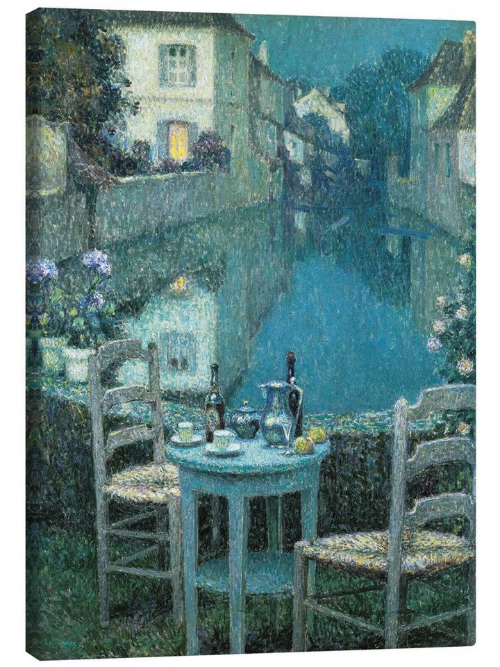 Posterlounge Poster Henri Le Sidaner, Kleiner Tisch in der Abenddämmerung, Wohnzimmer Malerei Posterlounge Poster Henri Le Sidaner, Kleiner Tisch in der Abenddämmerung, Wohnzimmer Malerei von Posterlounge